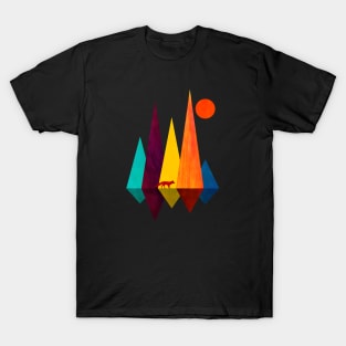 Fox and mountains T-Shirt